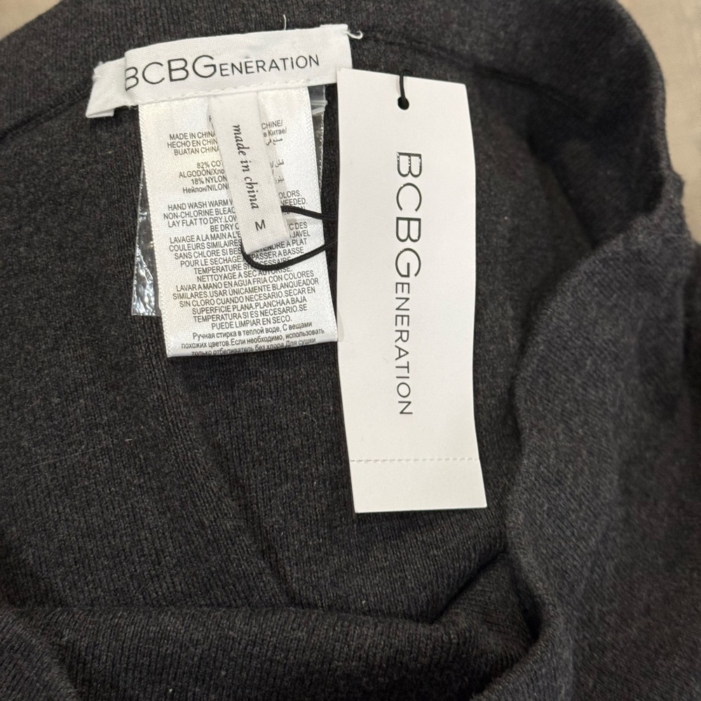 BCBGeneration Dark Gray Women's Skirt Size M Stretch - Picture 5 of 8